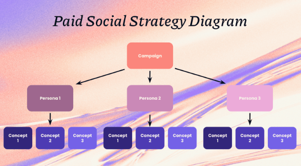 Paid Social Strategy Diagram